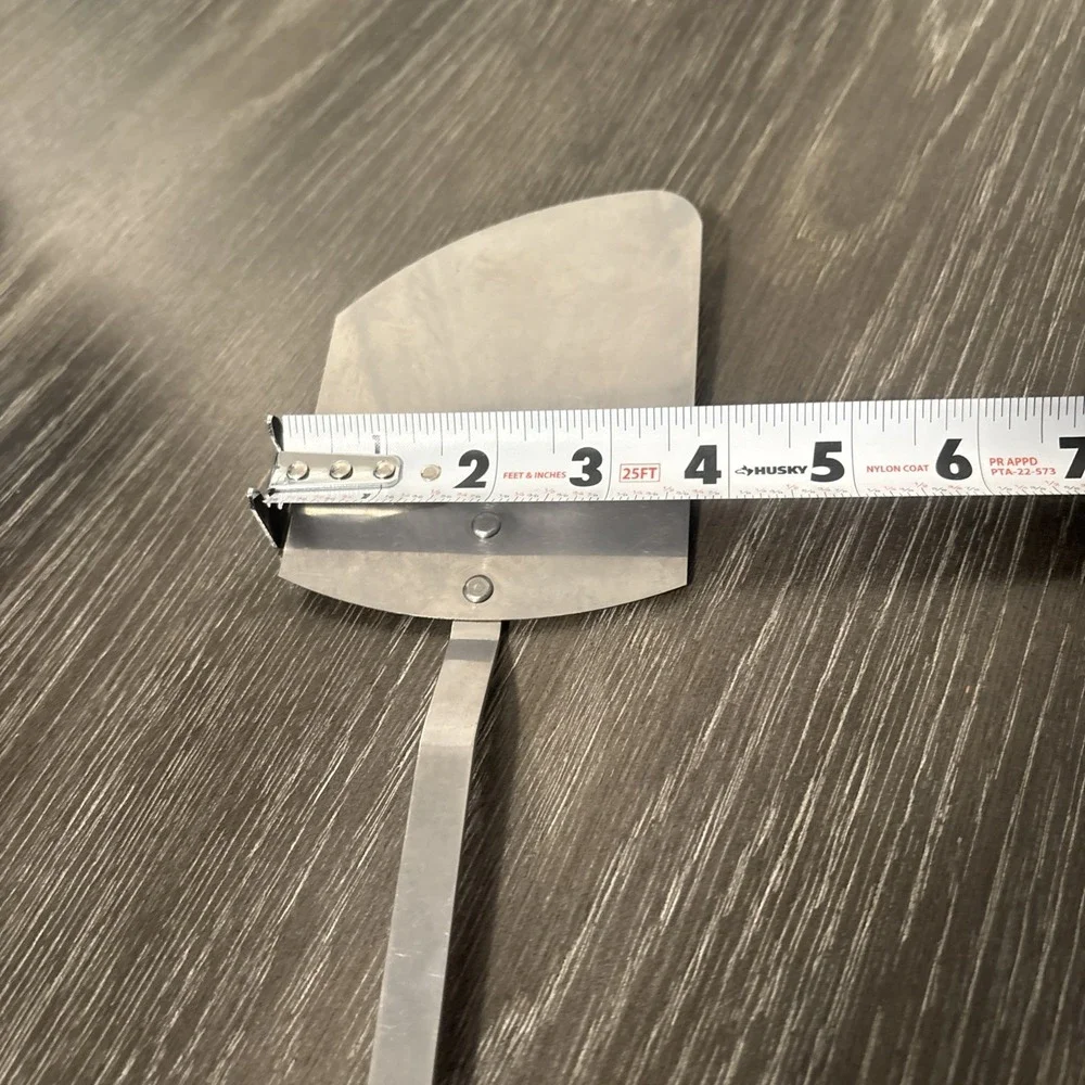 Black Handle Stainless Angled Spatula USA MCM Vtg‎ Sharpcutter by Royal